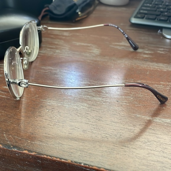 Coach HC5095 9001 silver and purple eyeglasses with hard case - Picture 16 of 16